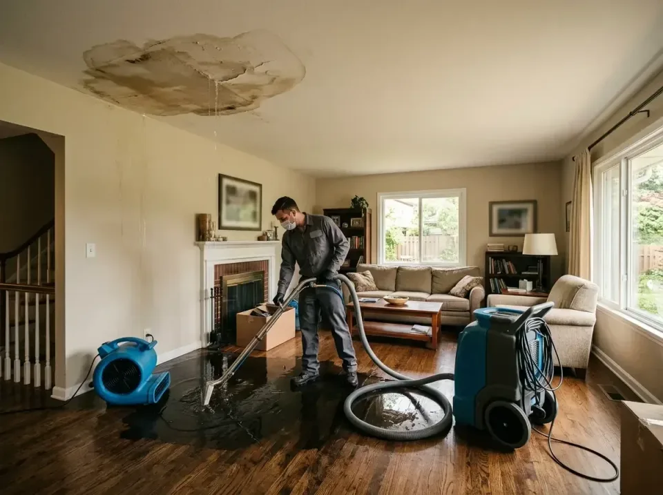 attic-pipe-burst-ceiling-drip-008 — frequently asked questions, Water Damage Restoration & Carpet Care in Martinsville, VA